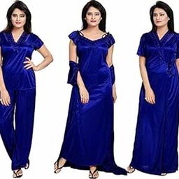 Womens 4 in 1 Nighty Set-image-12