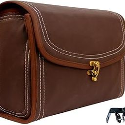 THE BIKERZ Leather | Side Bag For Motorcycle Bike Universal Bag/Saddle Waterproof/Side Royal Enfield / (Brown)-image-55