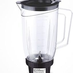 SilentPowerSunmeet Juicer Jar for Mixer Grinder Milkshake Juicer Jar ABS Plastic Capacity 1500ML, Black - NMGF33-picture-20