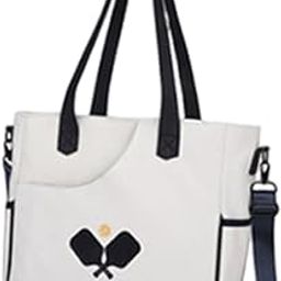 CALANDIS™ Pickleball Tote Bag Outdoor Sports Bag Multifunction Table Tennis Bag White | Bags | Tennis | Tennis & Racquet Sports-image-0