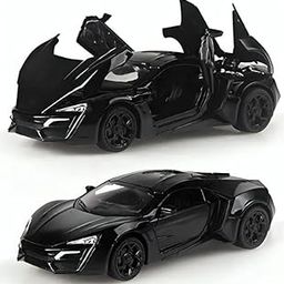 Sky Tech Lykan Hyper Sport Diecast Metal 1:32 Exclusive Alloy Metal Pull Back Die-cast Car Pullback Toy car with Openable Doors & Light, Music Boys Gifts Toys for Kids【Colors as Per Stock】-image-87