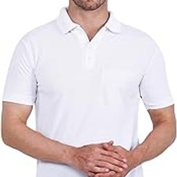 Cotton BIO Wash Half Sleeve Polo T-Shirt for Men with Side Pocket | Regular Fit | Comfortable & Breathable Casual Wear-image-9