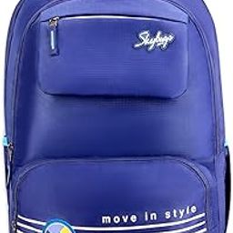 Bussin Blue 42 Liters School Backpack for Boys & Girls with Insulated Tiffin Pocket & Rain Cover | 3 Compartments | Backpack for Kids - Unisex-image-33