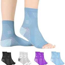 EtaMoon Arthritis Socks Neuropathy Socks for Women and Men - Toeless Compression Foot Socks, Peripheral Compression Socks, Diabetic Neuropathy Socks,-image-47