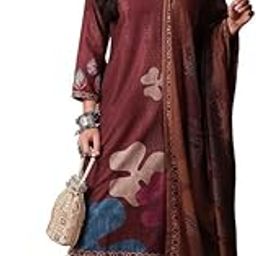 Women's Floral Straight Printed Kurta Pant With Dupatta | kurta sets for woman-image-86
