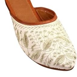 Babbotty Women's Multicolor Jaipuri Rajasthani Mules Juttis-picture-27