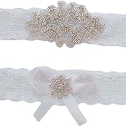 2Pcs Wedding Garter Clothing Accessories Thigh for Dance Party Girls-image-18
