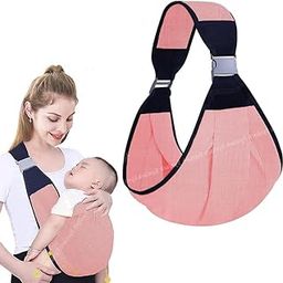 Synlark Baby Carrier Newborn to Toddler | Baby Wraps Carrier | Adjustable Baby Sling | Lightweight Breathable Baby Carrier | Wrap with Thick Shoulder Straps for 0-36 Months Infant (Pink)-23