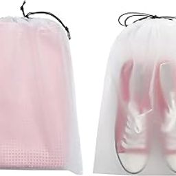 Shoe Bags for Travel Drawstring Travel Shoe Bags for Packing, Transparent, 11.8”x15.7“, Pack of 18 Pcs.-picture-21