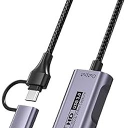 Tobo Video Capture Card, Real USB3.0 HDMI to USB C Capture Card, 4K Full 1080P60FPS HD Capture Card, for Windows Mac OS System withto Adjust PS4, Switch, Xbox (TD-1023HVC)-image-18