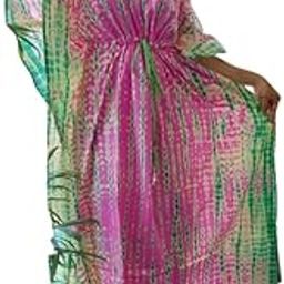Elegant Womens Long Kaftan | Comfortable & Stylish Boho Beachwear Casual Wear Elegant Design for Every Occasion-image-49