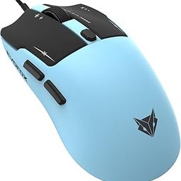 EvoFox Ghost Air Ultra Lightweight Gaming Mouse | Pixart 3327 Sensor, Upto 1000Hz Polling Rate & 12400 DPI | Honeycomb RGB Lighting | Fully Programmable with Windows Software & On-board memory | Blue-26
