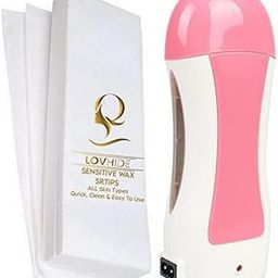 Lovhide Roll On Wax Heater with Waxing Strips | Heating Machine | Painless Strips Hair Removal | Waxing Kit for Women & Girls-image-68