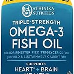Triple Strength Omega 3 Fish Oil Supplement - 2500 mg Fish Oil with Re-Esterified Omega 3 Fatty Acids Including EPA, DHA DPA - 60 Pescatarian-Friendly Softgels-5