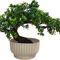 FIVE SEASONS 1 Pc Artificial Bonsai Flower Tree with Designer Pot for Home Decor, Room Decorations, Living Room Table Decoration Plants and Craft Items Corner, Raksha Bandhan (Green)-image-70