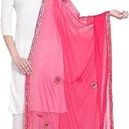 Women s Chiffon Gotta Patti Work Dupatta-image-1
