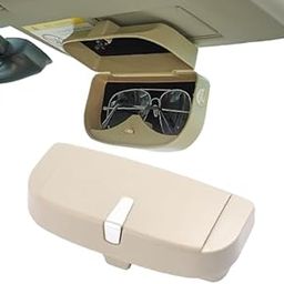 Multi-Function Big Face Sunglasses Frame Car Glasses Case Sun Visor Clip Holder Eyeglasses Glasses Case Storage Box Accessories-10