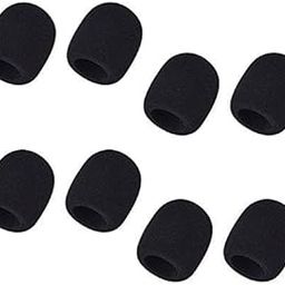 SP Electron Pack of 8 Pcs Handheld Stage Microphone Windscreen Foam Mic Cover Black-image-43