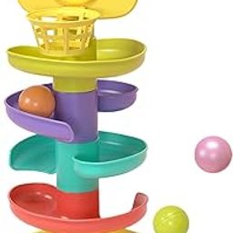 MERISHOPP Ball Rolling Track Toy Drop and Go Ramp Toys Montessori for Baby 2 3 4 Ages 5 Level| Educational Toy for Kids | Fun & Learning Toy Set-6