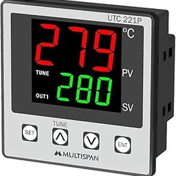 Multispan UTC-221P Dual Display with Universal PID Controller 68x68 (J / K / PT-100 2Wire or 3Wire (Configurable))-12
