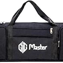 GIG Master Heavy Padded Keyboard Bag/Cover/Case for Roland E-X20, E-X20A, E-X30, 61 Keys Arranger Keyboard with Dust Cover & Double Pocket(Black)-8
