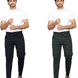 Men's Solid Lycra Material Slim Fit Stretchable Casual Wear Comfortable Formal Trousers Pants Model ||Men Bottonwear(25 PL C2-$Parent)-picture-46