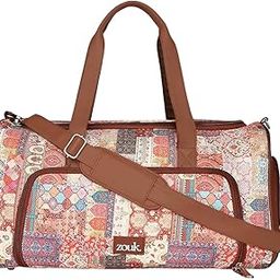Weekender Duffel Bag | Vegan Leather | Spacious 24.1L Capacity | Water-Resistant | Separate Shoe Compartment | Ideal for Travel, Gym & Weekend Trips | Men and Women | Proudly Indian Brand-image-9