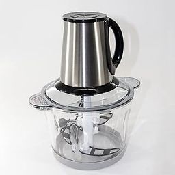 Electric Meat Grinders with Glass Bowl Heavy for Kitchen Food Chopper, Meat, Vegetables, Onion , Garlic Slicer Dicer, Fruit & Nuts Blender, Food Processor 2 Liter-28