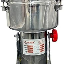 Gorek Technologies GT-PG-2000S 3000W Masala/Spices Grinder Machine with Capacity 2000g Swing Type Machine-image-33