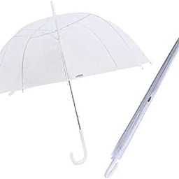 Transparent Foldable Windproof Umbrella With Long Handle Durable Wind-Resistant Special For Heavy Rain Camping Hiking Outdoor Events Photoshoots-picture-25