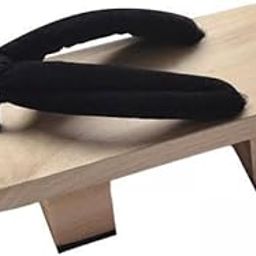 2xJapanese Wooden Clogs Shoes Trendy for Stage Performance Apartment Carnivals 44-14