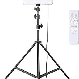 Amazon Basics Studio Light with Stand | Studio Photography and Video Recording | 3000K - 6500K | Remote Control | 7ft Tripod Stand-9