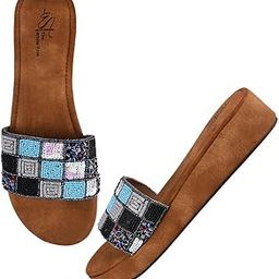 Attractive Stylish Comfortable Wedges Heels Casual And Ethnic Fahsion Party Heels Stylish Platform Heels Sandal For Women's & Girl's-image-16