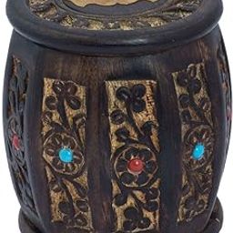 ITOS365 Handmade Wooden Barrel Money Piggy Bank Coin Box Birthday Gifts for Kids, Boys, Girls & Adult-18