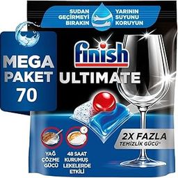 Finish Ultimate Dishwasher Tablets 70's Original-image-61