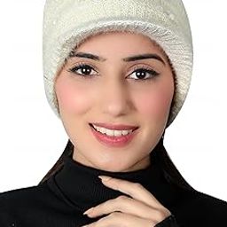 Winter WEAR Black Woolen Cap for WOMEN-C-6-P-image-1