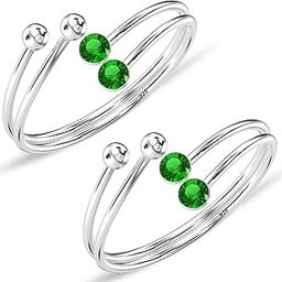 925 Sterling Silver BIS Hallmarked Toe Rings for Women Ladies Pure Chandi Latest Style Design Bichiya for Leg Foot Finger Ring-image-8