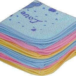 Love Touch Very Soft Fresh Cotton Face Hanky, Face Towel, Handkerchiefs, Multicolor, Pack of 6 Pcs-image-24