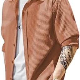 Men's Cotton Casual Shirt - Slim Fit, Stylish for Men Design No_shirt29_2XL_240318145 Brown-image-80