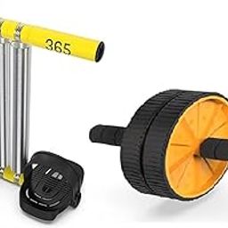 PRO365 Ab Roller Combo Pack With Tummy Trimmer/Home Gym Abdominal Exercise Equipment, Multicolor-image-25
