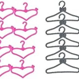 ATORSE™ PVC 24 Pieces Clothes Hangers Coat Rack Accessories for Doll|Dolls & Bears | Dolls | Barbie Contemporary (1973-Now) | Structures & Furniture-image-61