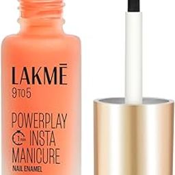 lakmé Lakme 9to5 Powerplay Insta-Manicure Nail Enamel Citrus Sunset 6ml-picture-32
