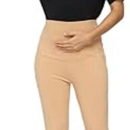 Women's Cotton Lycra Maternity Leggings for Pregnant Women Pre & Post Pregnancy-image-24