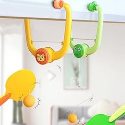 CALANDIS™ Indoor Hanging Table Tennis Self Training Hand Eye Coordination with Hanger Orange | Paddles | Table Tennis, Ping Pong | Indoor Games-picture-20