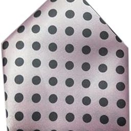 Men's Satin Polka Dot Pocket Square - Pink-image-29