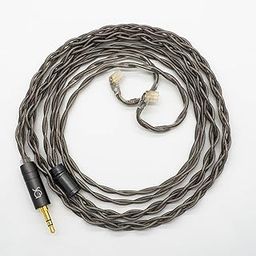 SoundsGood Cassiterite 4 Core Handmade Replacement Cable Silver Plated High Purity Copper Oxygen Free Copper OFC Earphone Upgrade Cable Replacement Cable (QDC-3.5mm)-image-90