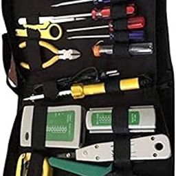 DKURVE LAN Network Fix Cable Tester Crimper Plier Hand Tool Kit Cat6 RJ45 RJ11 RJ12 Stripping Make Ethernet Connector with Soldering Iron-9