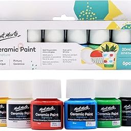 Mont Marte Ceramic Liquid Paint - 20ml, 6 Pieces (Multicolor)-picture-10
