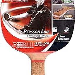Schildkröt Donic Person 600 All-Rounder Table Tennis Racket/Bat, Colour - Brown, Weight 85 Grams-12