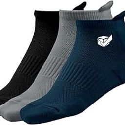 AMDEE Unisex Cotton Ankle Length Socks | Soft & Comforatble Socks for Men & Women | Multicolor | (Pack of 3)-image-37